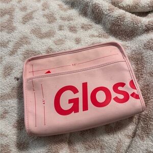 glossier makeup bag